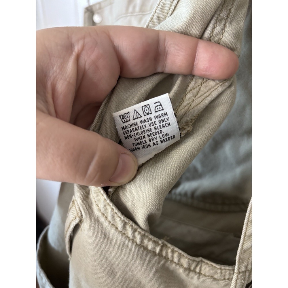 Squeeze Kids Khaki Beige Overalls Jumpsuit - Picture 8 of 10